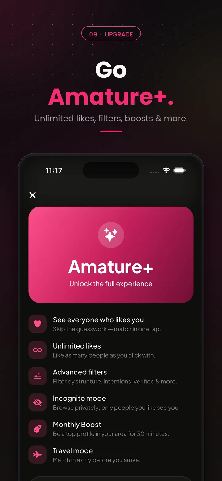 Amature+ upgrade