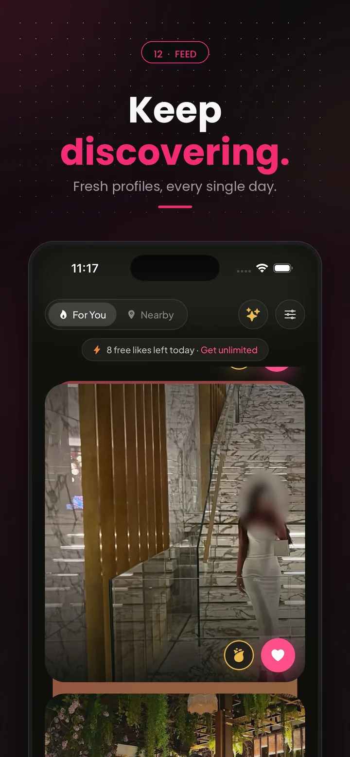 Keep discovering — fresh profiles every day